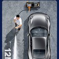 Máy Rửa Xe Cao Áp KAW GX-10 Thương Mại Có Cuộn Dây, Động Cơ Cảm Ứng Lõi Đồng Không Chổi Than, 10-25MPa, 720L/H