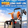 Máy Rửa Xe Cao Áp KAW GX-10 Thương Mại Có Cuộn Dây, Động Cơ Cảm Ứng Lõi Đồng Không Chổi Than, 10-25MPa, 720L/H