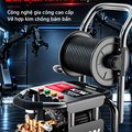 Máy Rửa Xe Cao Áp KAW HU 3500W Có Cuộn Dây, Động Cơ Cảm Ứng Không Chổi Than, Áp Lực 8-35MPa, 1080L/H