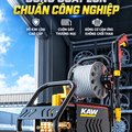Máy Rửa Xe Cao Áp KAW K3 Động Cơ Cảm Ứng Không Chổi Than, Áp Lực 25MPa, Vỏ Kim Loại, Có Cuộn Dây