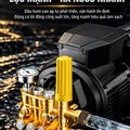 Máy Rửa Xe Cao Áp KAW Khung Thép Bánh Địa Hình, Động Cơ Đồng Không Chổi Than, Cuộn Dây 90m, Áp Lực 8-35MPa, 920L/H