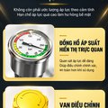 Máy Rửa Xe Cao Áp KAW Khung Thép Bánh Địa Hình, Động Cơ Đồng Không Chổi Than, Cuộn Dây 90m, Áp Lực 8-35MPa, 920L/H