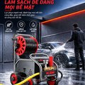Máy Rửa Xe Cao Áp KAW M3 Có Cuộn Dây, Động Cơ Cảm Ứng Không Chổi Than, Áp Lực 8-25MPa, 720L/H