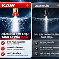 Máy Rửa Xe Cao Áp KAW M3 Có Cuộn Dây, Động Cơ Cảm Ứng Không Chổi Than, Áp Lực 8-25MPa, 720L/H