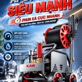 Máy Rửa Xe Cao Áp KAW M3 Có Cuộn Dây, Động Cơ Cảm Ứng Không Chổi Than, Áp Lực 8-25MPa, 720L/H