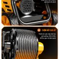 Máy Rửa Xe Cao Áp KAW M9 Có Cuộn Dây, 4 Bánh Xe Lớn, Đầu Bơm 4 Piston, Dây Cao Áp 8m