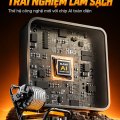 Máy Rửa Xe Cao Áp KAW M9 Có Cuộn Dây, 4 Bánh Xe Lớn, Đầu Bơm 4 Piston, Dây Cao Áp 8m