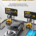 Máy Rửa Xe Cao Áp Di Động KAW Dòng PRO CT Có Cuộn Dây, Vỏ Kim Loại, Áp Lực 145 Bar, Điện 220V