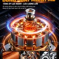 Máy Rửa Xe Cao Áp KAW Snow Eagle K8 4000W, Áp Lực 22.5MPa, Lưu Lượng 1080L/H, Có Cuộn Dây 10m
