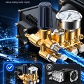 Máy Rửa Xe Cao Áp KAW T8 Có Cuộn Dây, Động Cơ Cảm Ứng Lõi Đồng 11kW, Đầu Bơm Trục Khuỷu Đồng, Áp Lực 30MPa