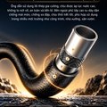 Máy Rửa Xe Cao Áp KAW X27 Bản Nâng Cấp Có Cuộn Dây, Tăng Áp Vortex 18MPa, Phun Xa 15m, Bánh Xe Địa Hình