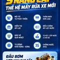 Máy Rửa Xe Cao Áp KAW ZNC Cruiser V8 9800W Có Cuộn Dây 15m, Động Cơ Cảm Ứng, Áp Lực 6-25MPa