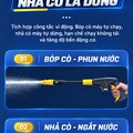 Máy Rửa Xe Cao Áp KAW ZNC Cruiser V8 9800W Có Cuộn Dây 15m, Động Cơ Cảm Ứng, Áp Lực 6-25MPa
