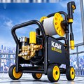 Máy Rửa Xe Cao Áp KAW ZNC Cruiser V8 9800W Có Cuộn Dây 15m, Động Cơ Cảm Ứng, Áp Lực 6-25MPa