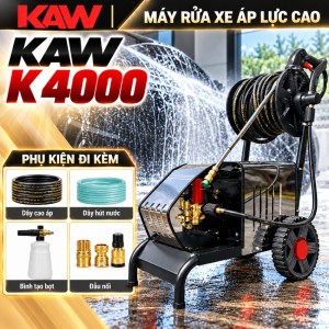 Máy rửa xe cao áp KAW K4000, Máy rửa xe công nghiệp, Sức mạnh làm sạch vượt trội