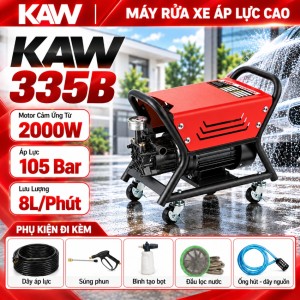 Máy Rửa Xe Áp Lực Cao KAW EcoWash K-2000M, Sức Mạnh Vượt Trội, Dễ Sử Dụng, Hiệu Quả Cao