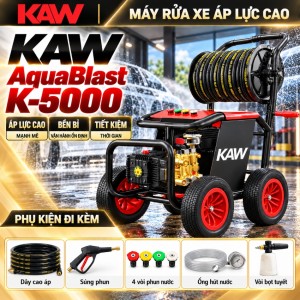 Máy rửa xe KAW AquaBlast K-5000 – Công suất mạnh, độ bền cao, giá cực tốt