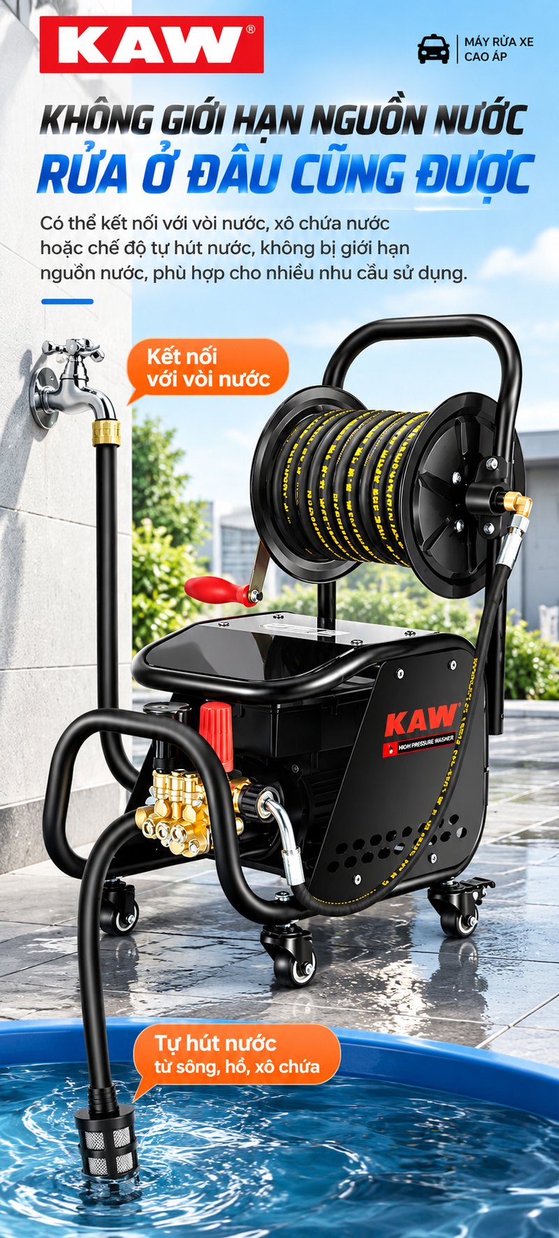Không giới hạn nguồn nước