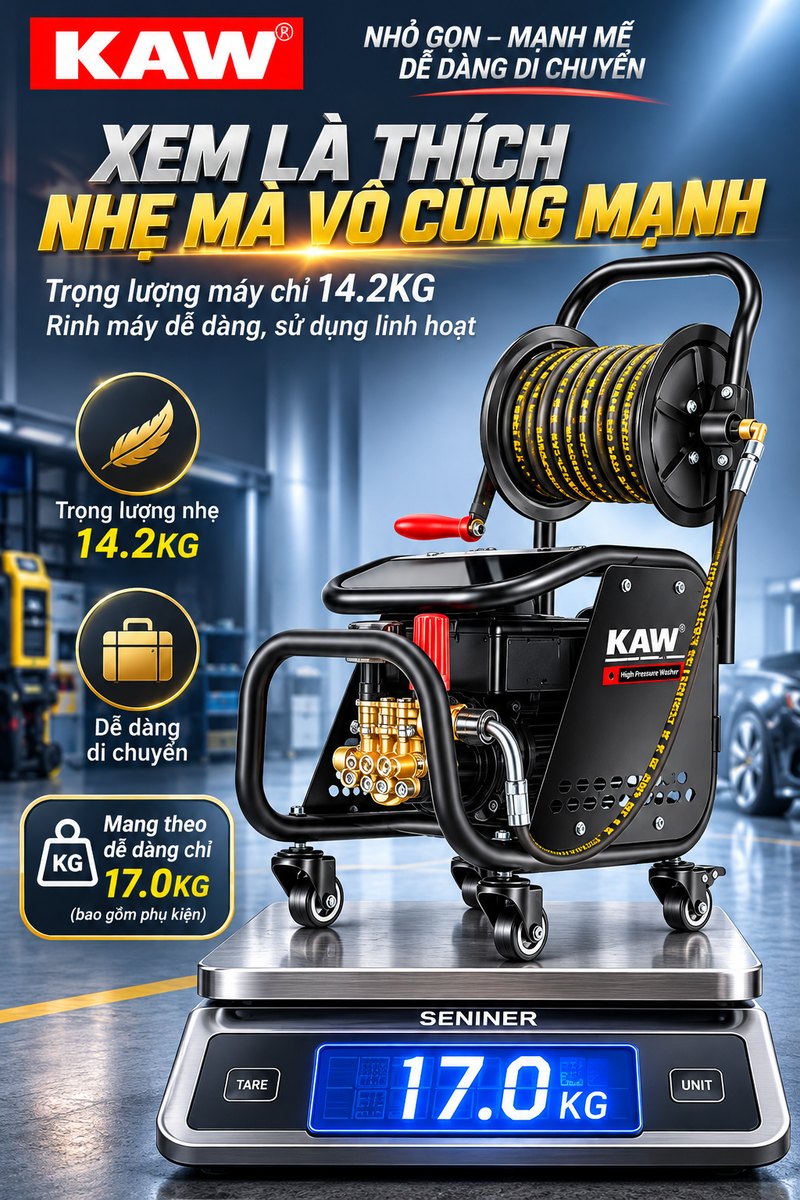 Nhỏ gọn, nhẹ mà vô cùng mạnh
