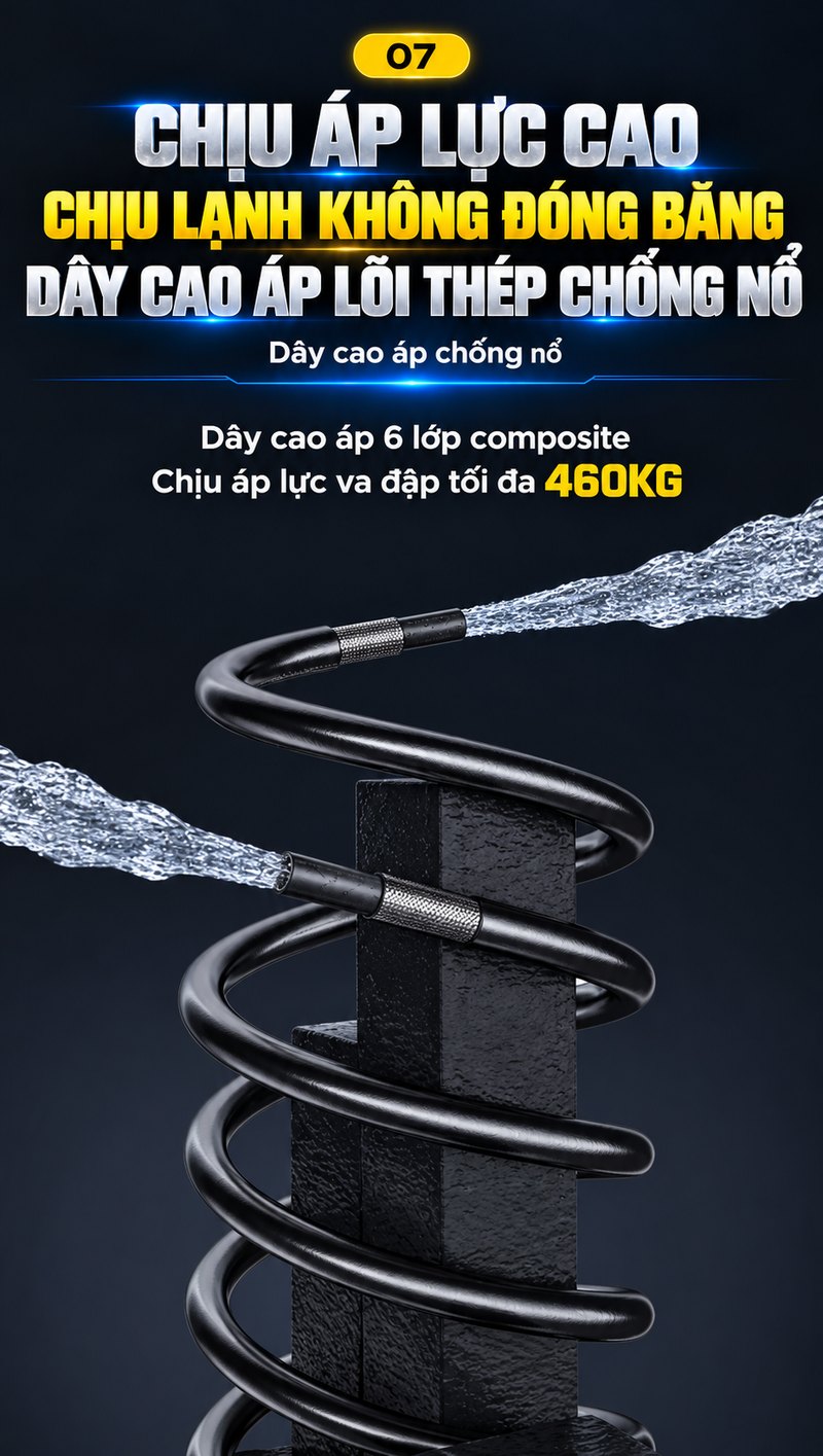 Dây cao áp lõi thép chống nổ