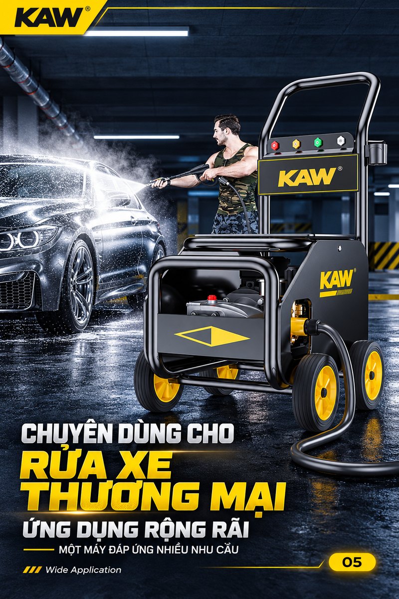 Chuyên dùng cho rửa xe thương mại