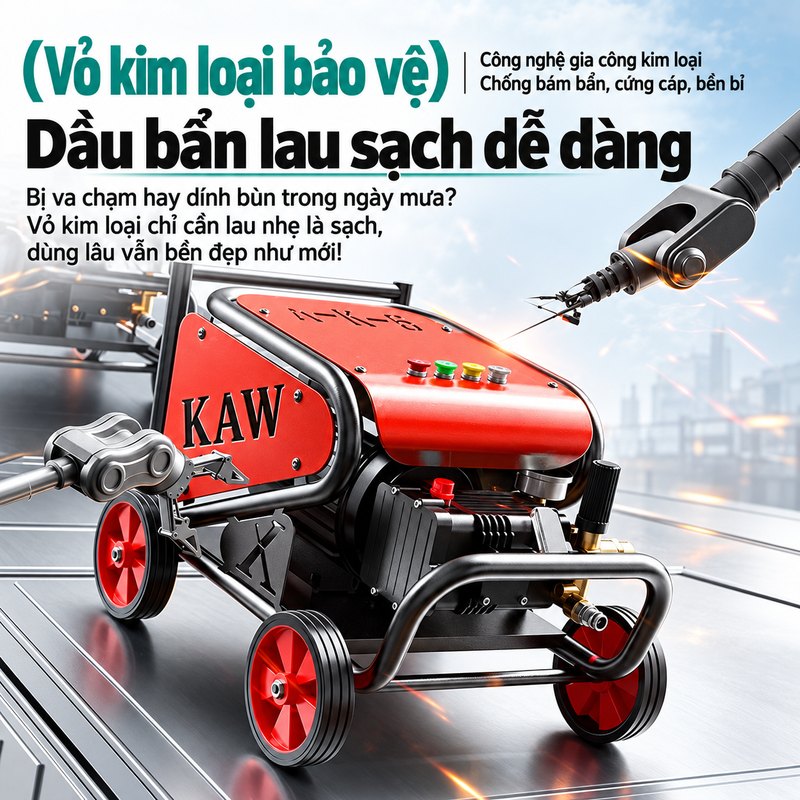 Vỏ kim loại bảo vệ máy rửa xe KAW AK01