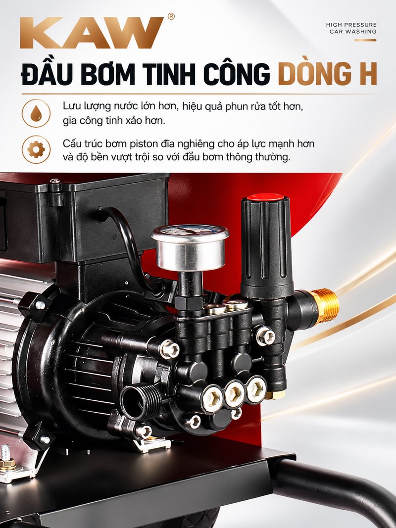 Đầu bơm tinh công dòng H
