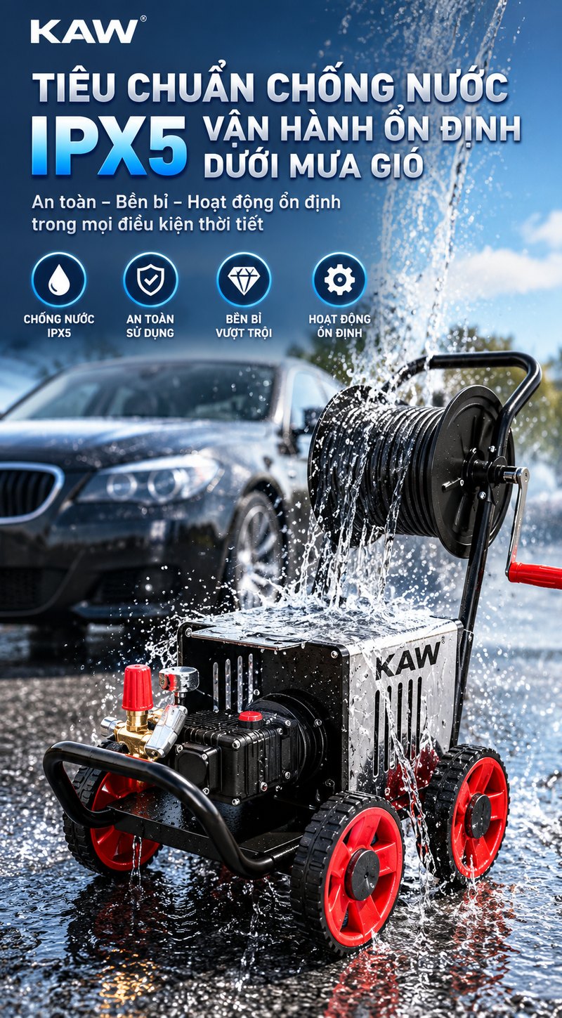 Tiêu chuẩn chống nước IPX5