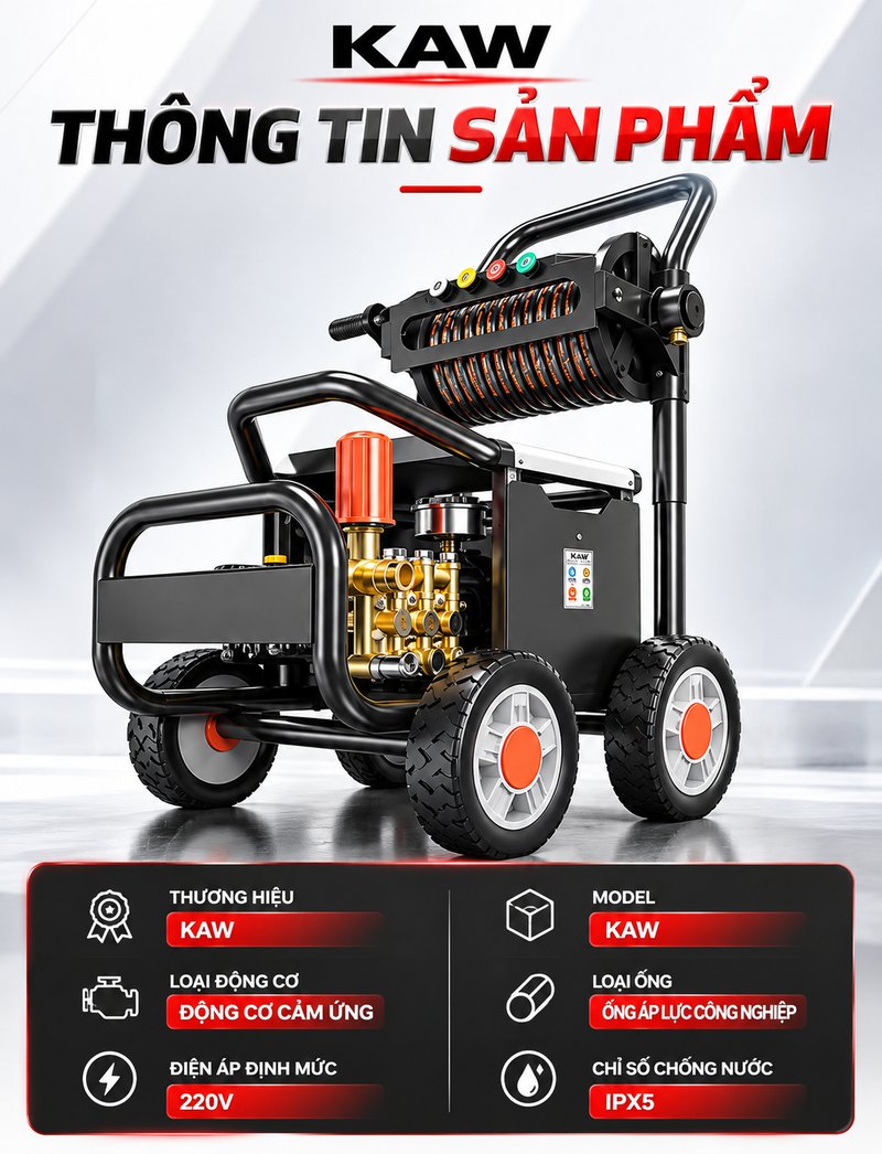 Thông tin sản phẩm máy rửa xe KAW