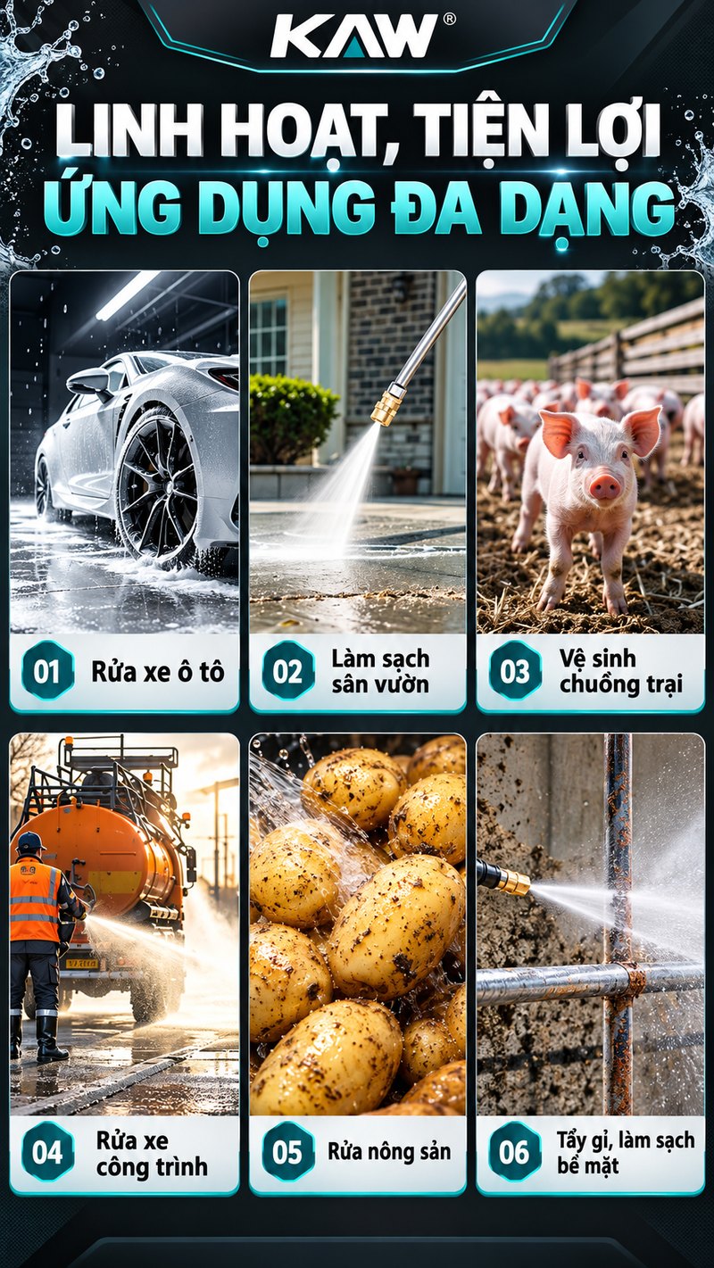 Linh hoạt, tiện lợi, ứng dụng đa dạng