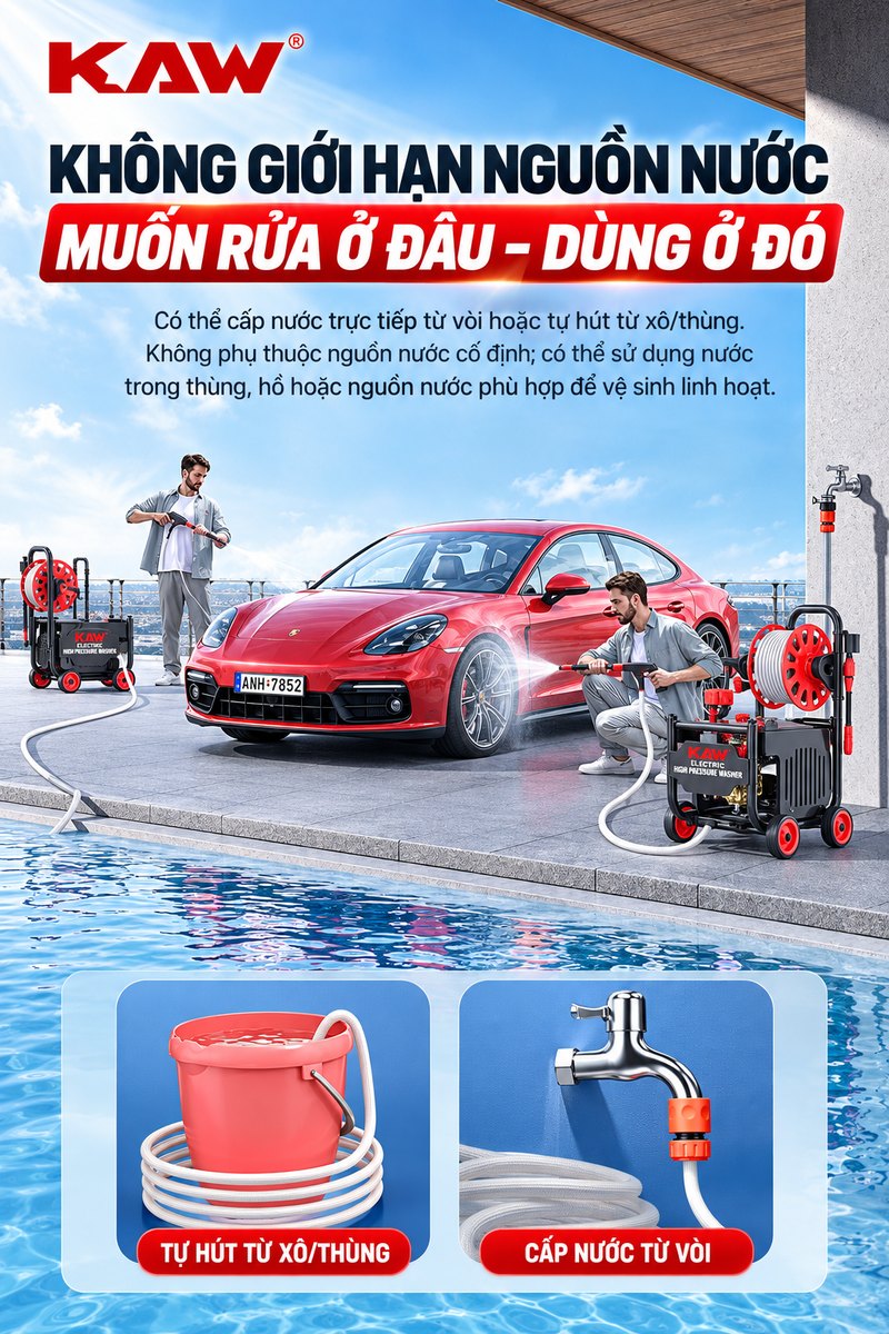 Không giới hạn nguồn nước