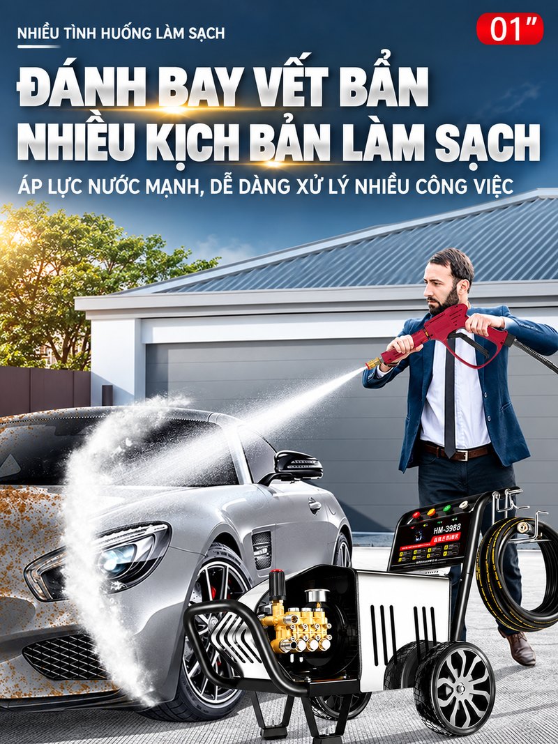 Đánh bay vết bẩn, nhiều kịch bản làm sạch