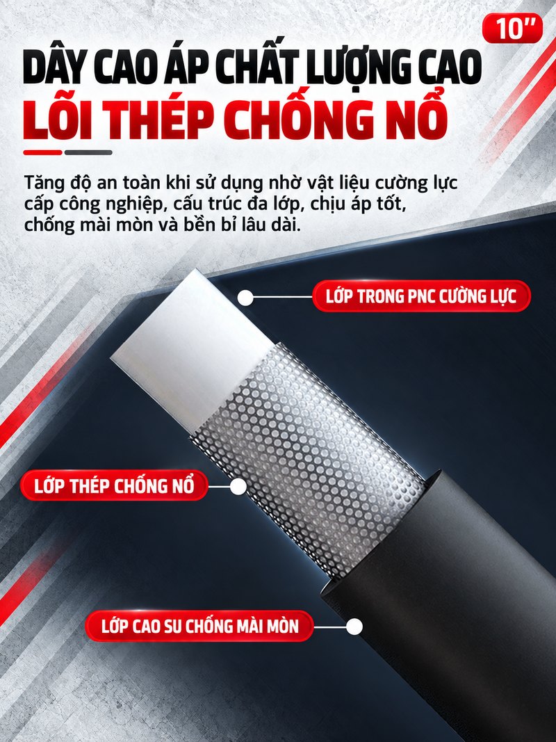 Dây cao áp lõi thép chống nổ