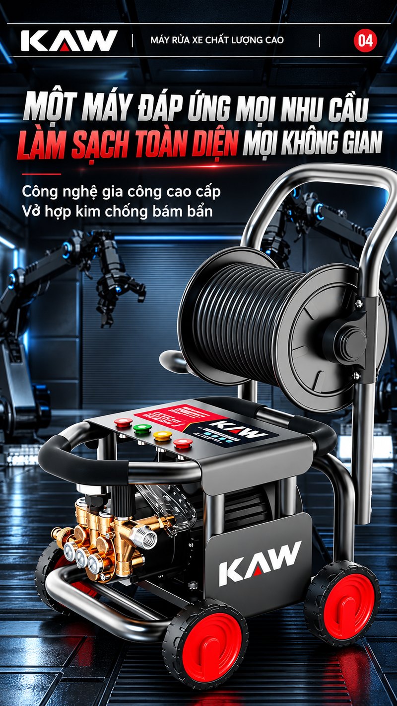 Vỏ hợp kim chống bám bẩn, làm sạch toàn diện