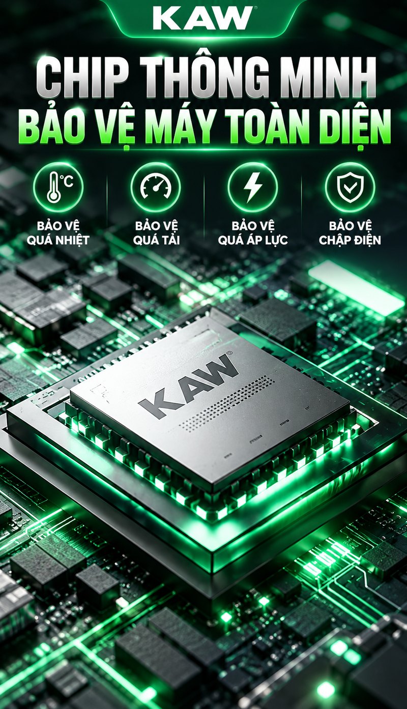 Chip thông minh bảo vệ máy toàn diện