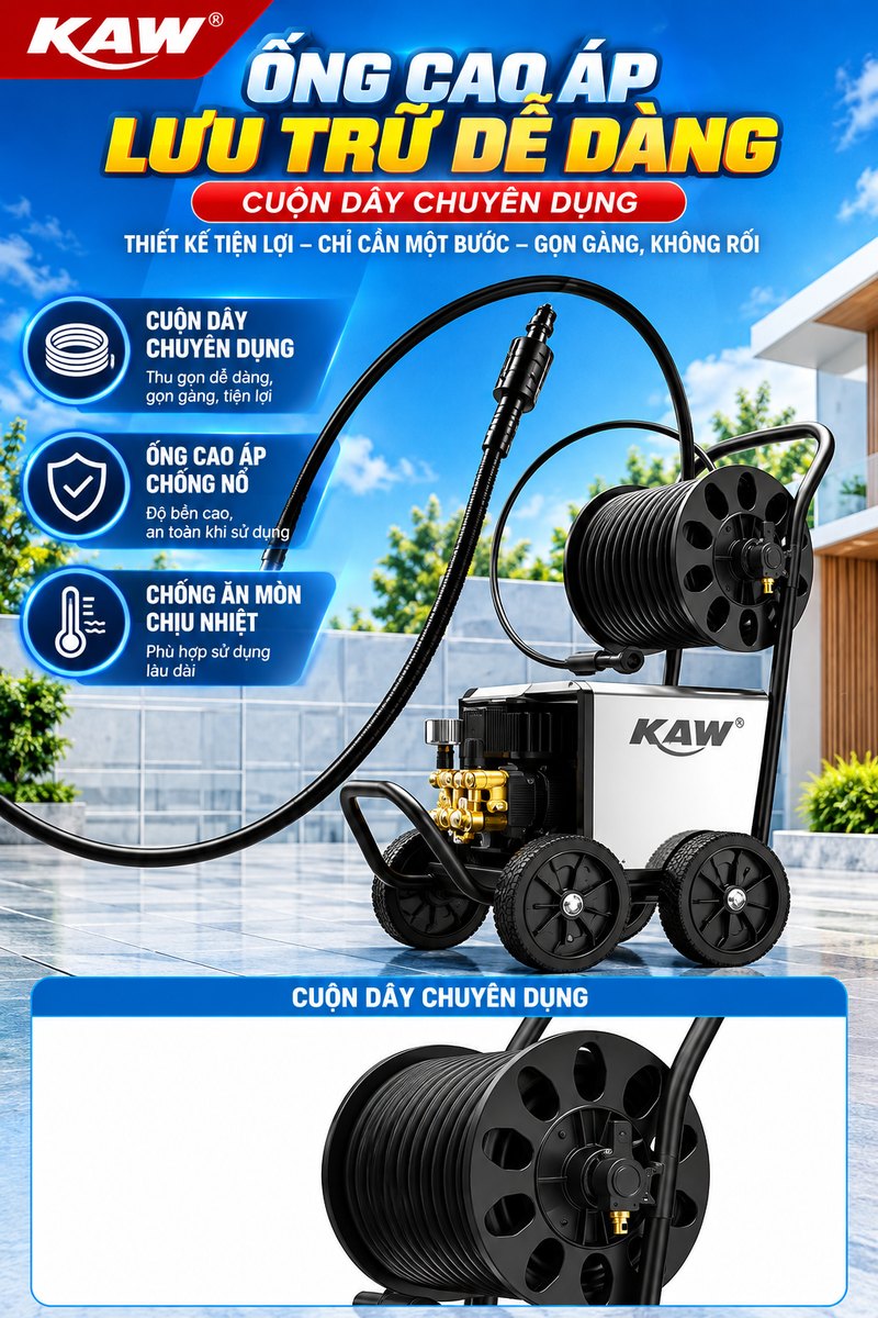 Cuộn dây chuyên dụng gọn gàng, không rối