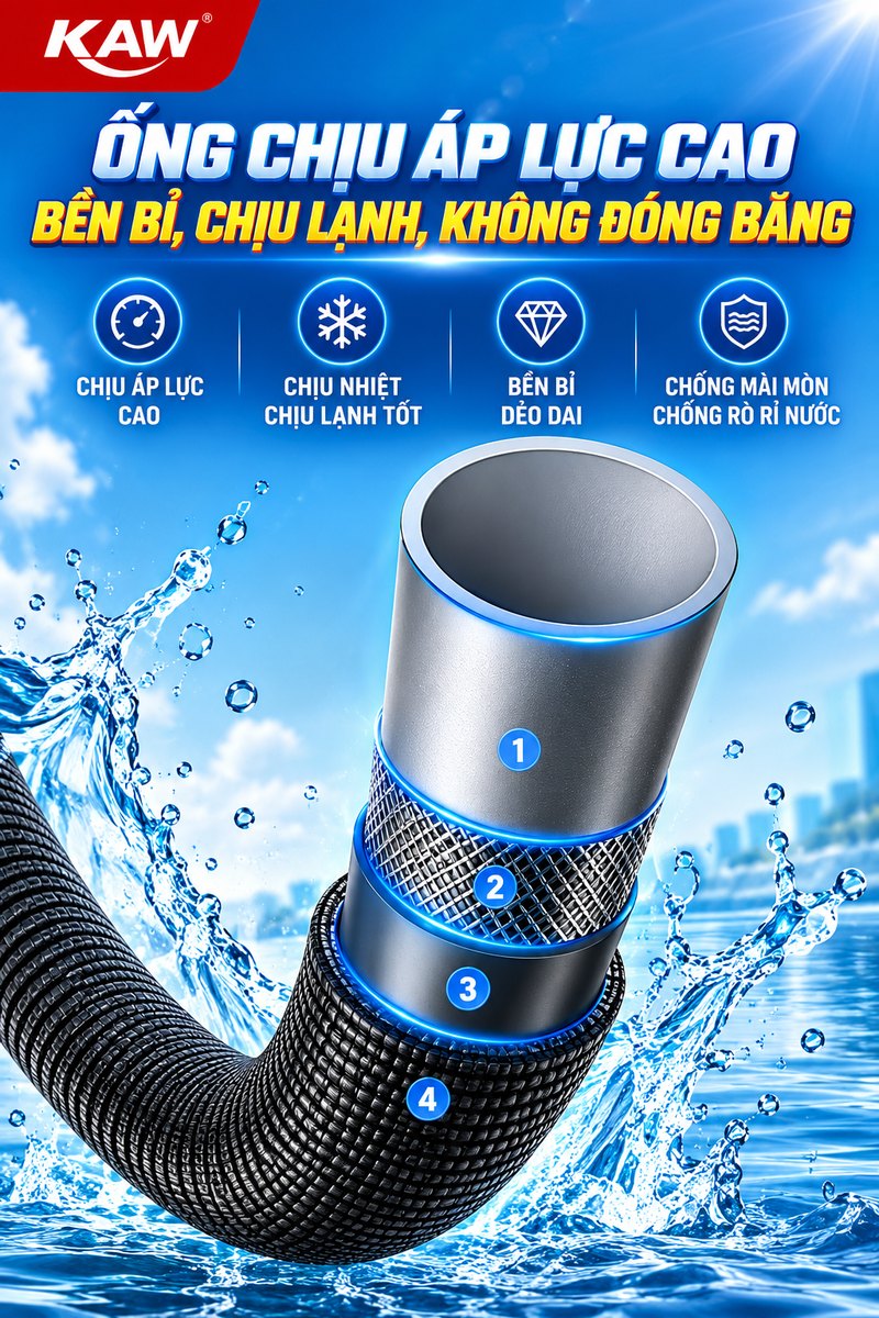 Ống chịu áp lực cao bền bỉ