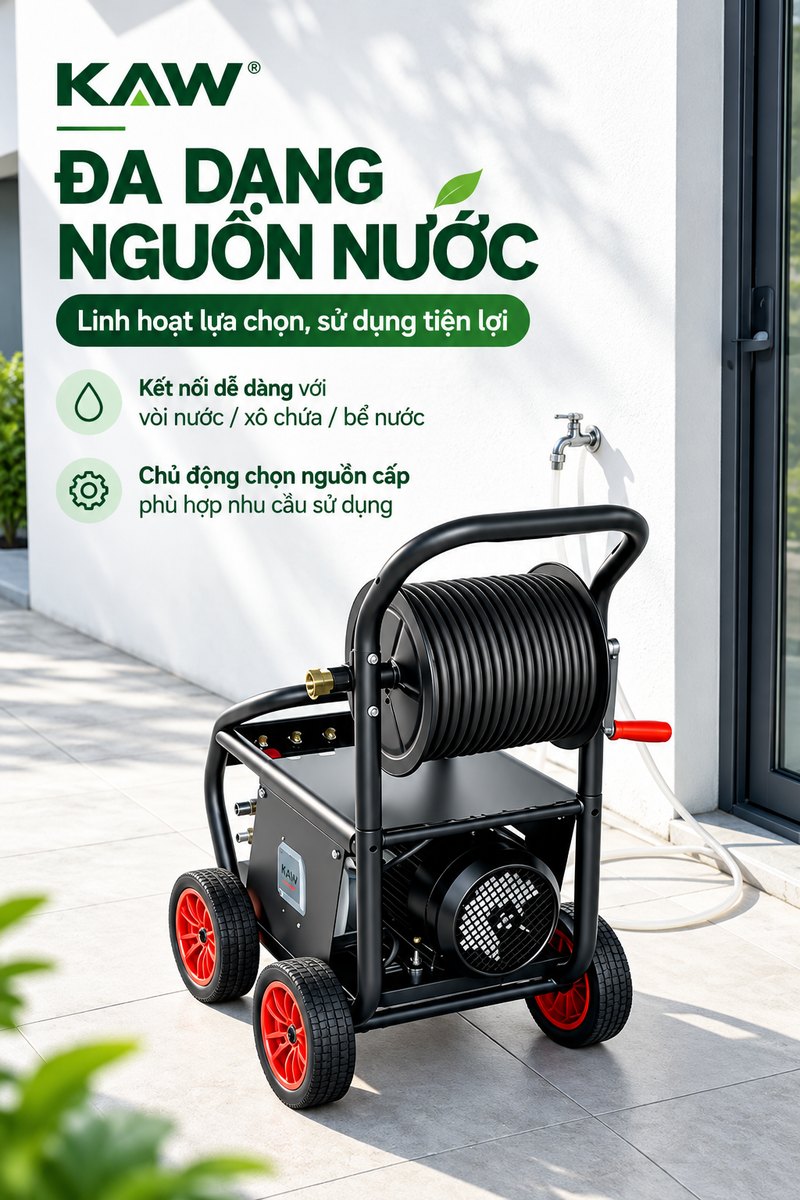 Đa dạng nguồn nước, linh hoạt lựa chọn
