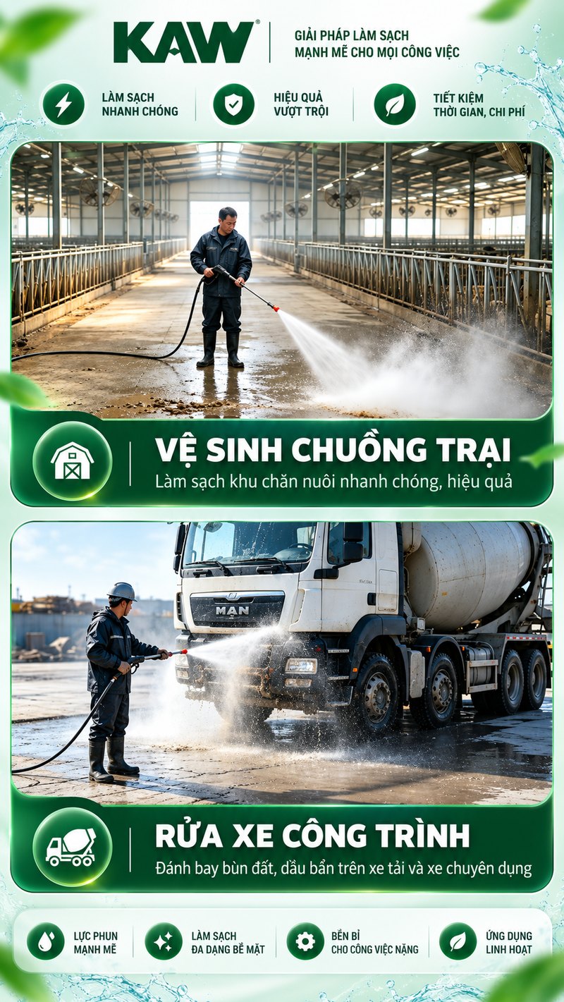 Giải pháp làm sạch mạnh mẽ cho mọi công việc