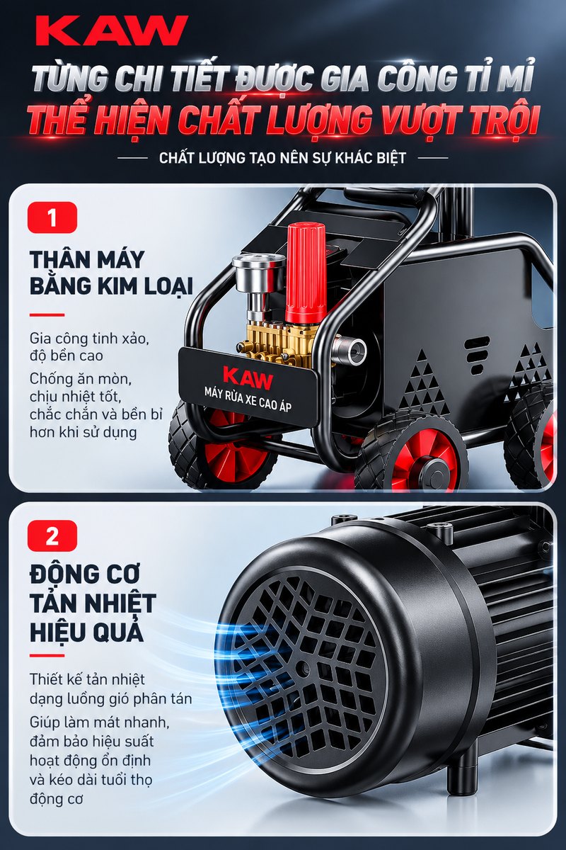 Từng chi tiết được gia công tỉ mỉ