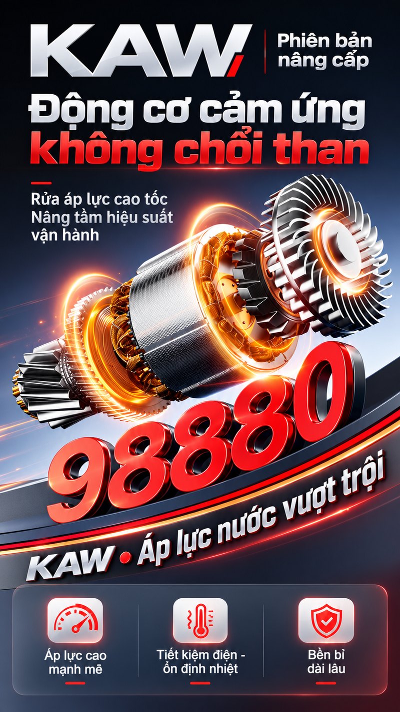 Động cơ cảm ứng không chổi than KAW
