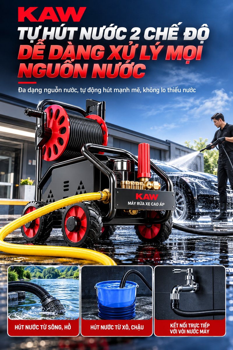 Tự hút nước 2 chế độ