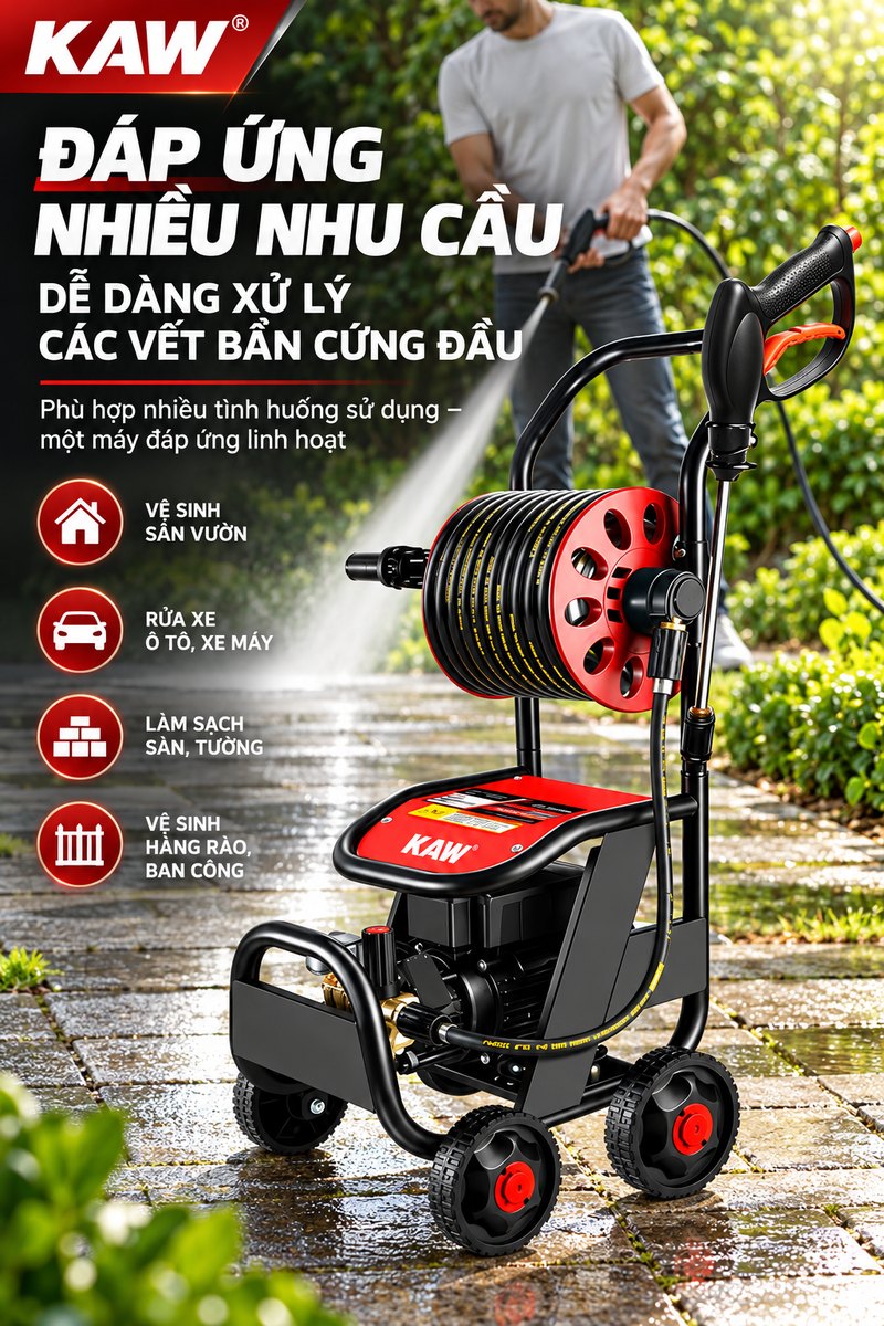 Đáp ứng nhiều nhu cầu làm sạch