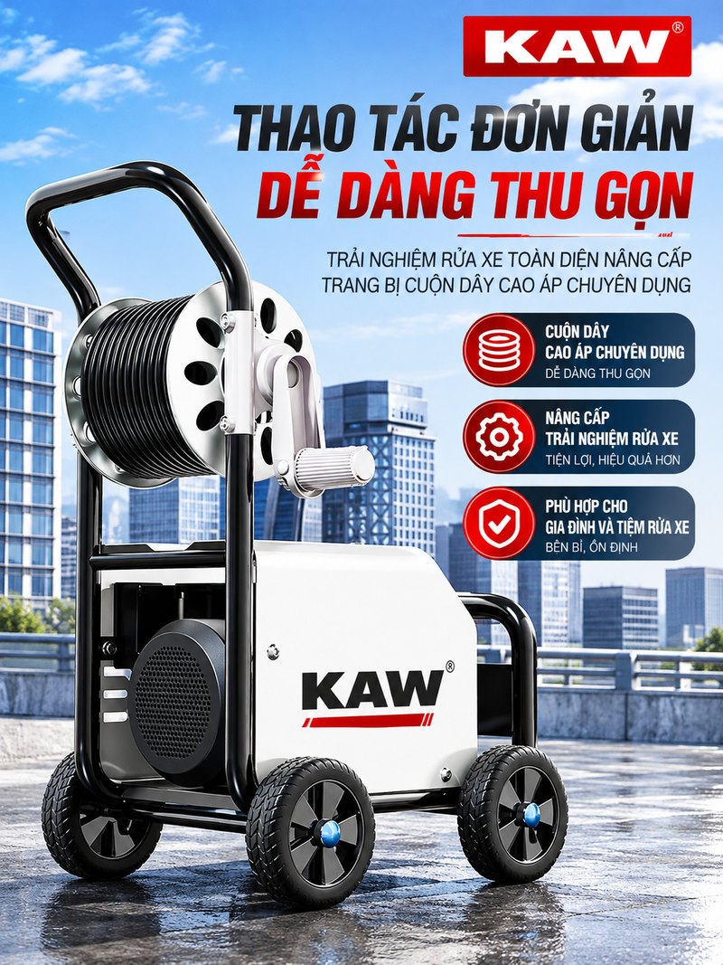 Cuộn dây cao áp chuyên dụng dễ thu gọn