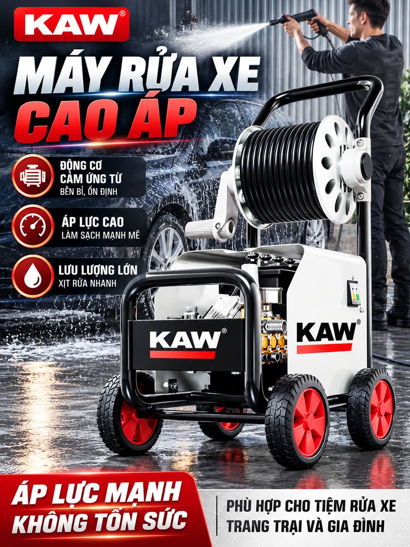 Máy rửa xe cao áp KAW Snow Eagle K8