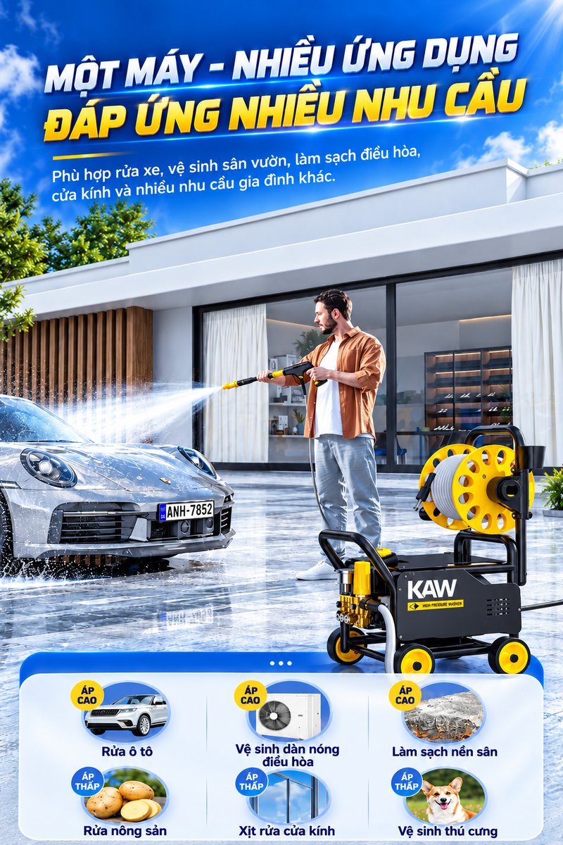 Một máy nhiều ứng dụng, đáp ứng nhiều nhu cầu
